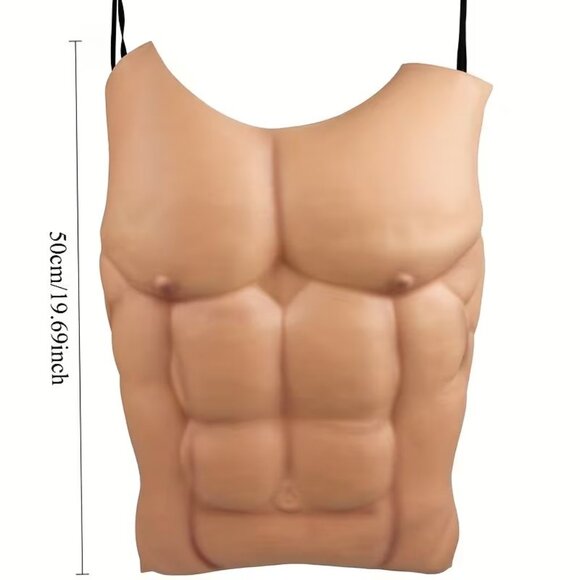 Fake Muscle Plate Vest - Picture 3 of 3